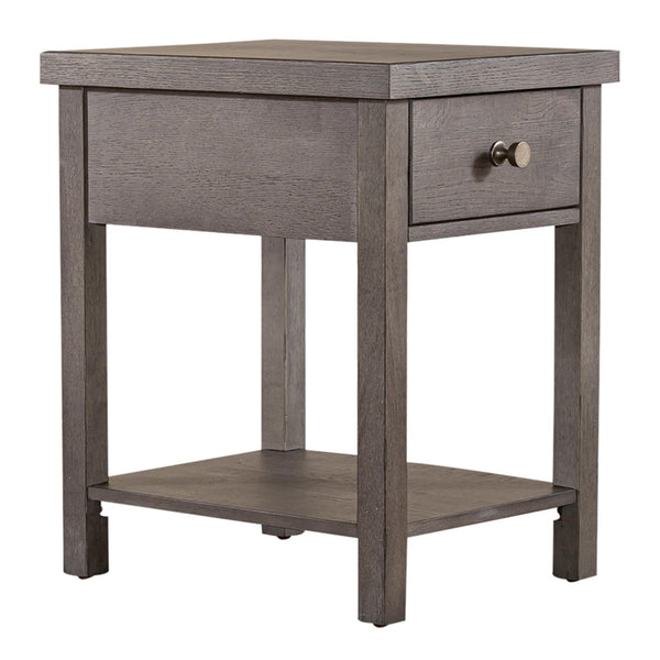 Liberty Furniture Industries Inc. Modern Farmhouse Chairside Table 406-OT1023 IMAGE 1