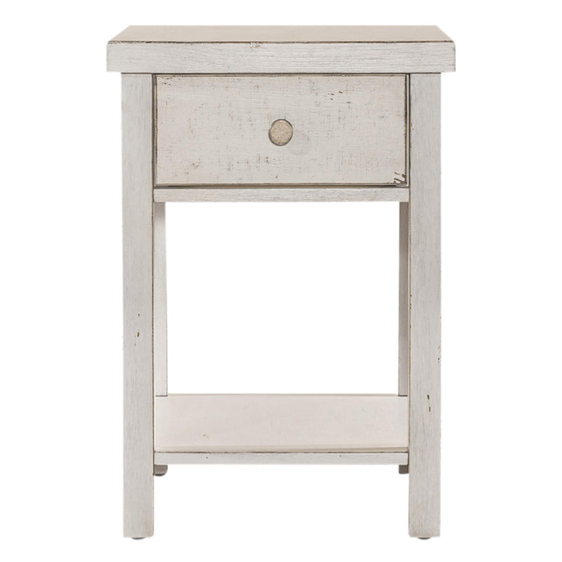 Liberty Furniture Industries Inc. Modern Farmhouse Chairside Table 406W-OT1023 IMAGE 2