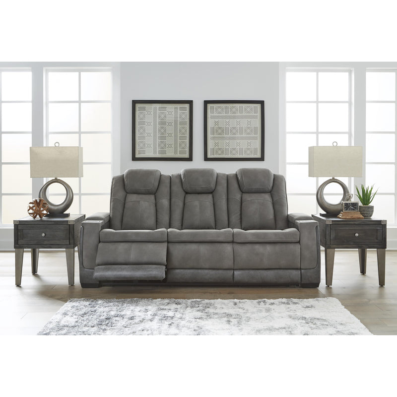 Signature Design by Ashley Next-Gen DuraPella Power Reclining Leather Look Sofa 2200415 IMAGE 5