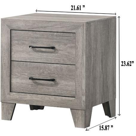 Crown Mark Hopkins 2-Drawer Nightstand B9320-2 IMAGE 4