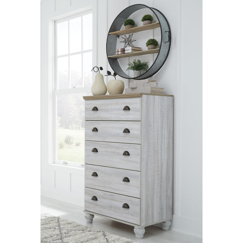 Signature Design by Ashley Haven Bay 5-Drawer Chest B1512-245 IMAGE 5