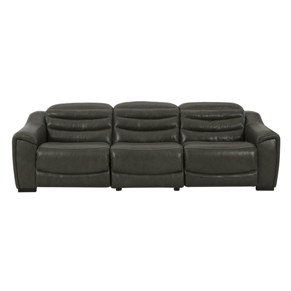 Signature Design by Ashley Center Line Power Reclining Leather Look 3 pc Sectional U6340458/U6340446/U6340462 IMAGE 1