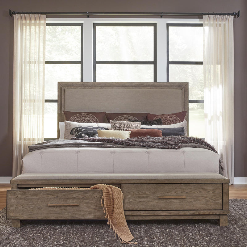 Liberty Furniture Industries Inc. Canyon Road Queen Platform Bed with Storage 876-BR-QSB IMAGE 2