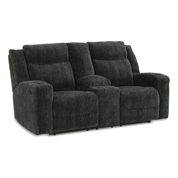 Signature Design by Ashley Martinglenn Reclining Fabric Loveseat 4650494 IMAGE 1