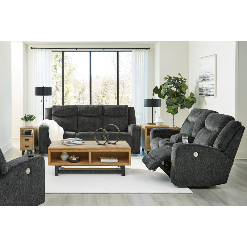 Signature Design by Ashley Martinglenn Power Reclining Fabric Loveseat 4650496 IMAGE 11