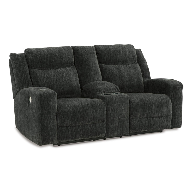 Signature Design by Ashley Martinglenn Power Reclining Fabric Loveseat 4650496 IMAGE 1