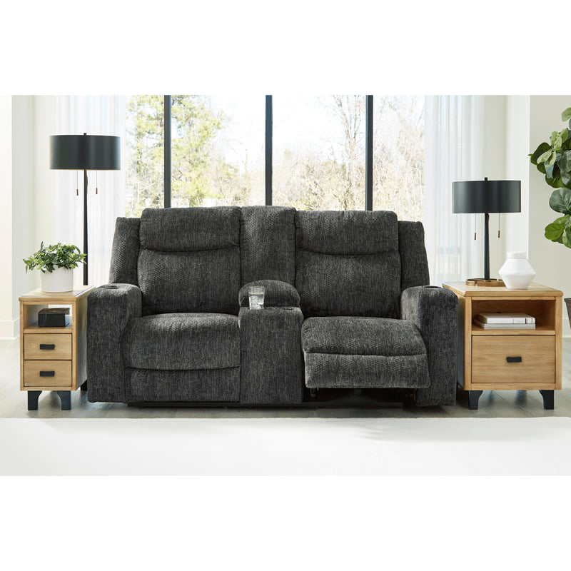 Signature Design by Ashley Martinglenn Power Reclining Fabric Loveseat 4650496 IMAGE 6