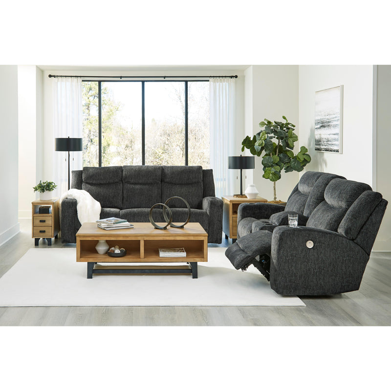 Signature Design by Ashley Martinglenn Power Reclining Fabric Loveseat 4650496 IMAGE 9